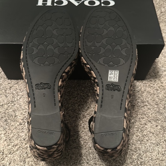 Coach Kit Espedrille Wedges BlackBeech - Picture 10 of 10